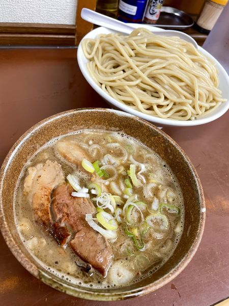 「【夜の部】魚介豚骨つけ麺チャーシュー大盛 ￥1280」@ラーメン ひかりの写真