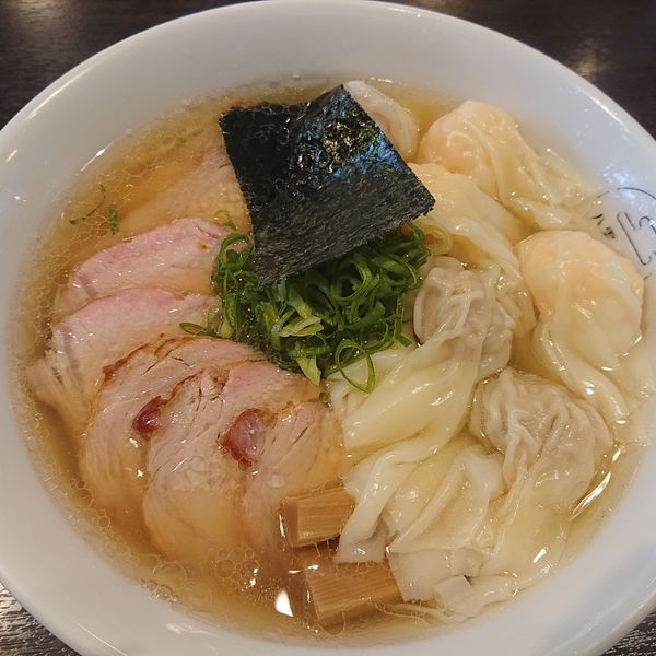 「チャーシュー特製ワンタンメン(白だし)1450円」@八雲の写真