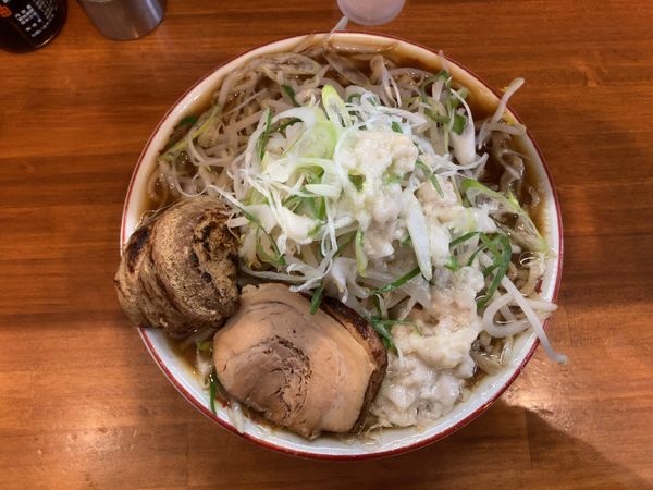 「ラーメン(300g)+豚1up  850円+180円」@ラーメン金子の写真