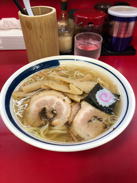 「塩ラーメンメンマトピ（750円）」@ラーメンつり吉 小千谷店の写真
