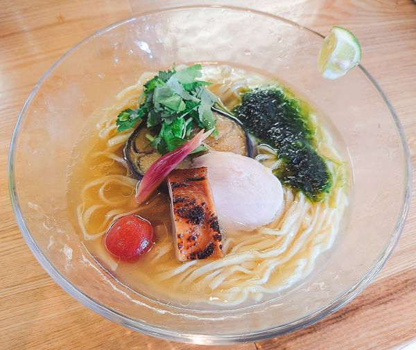 「冷やし煮干しそば【期間·数量限定】」@麺 㐂色の写真