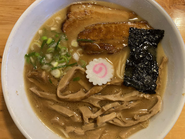 「メンマラーメン 900円」@自然派ラーメン 花の季の写真