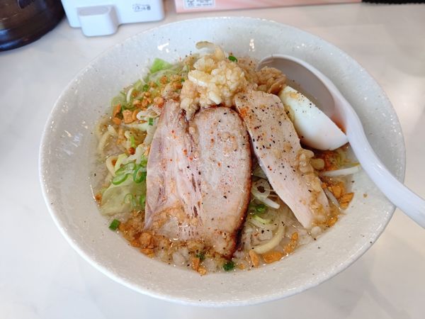 「ふじ彩華(中盛・250g)850円→700円」@和えそば・らーめん 胡麦の写真