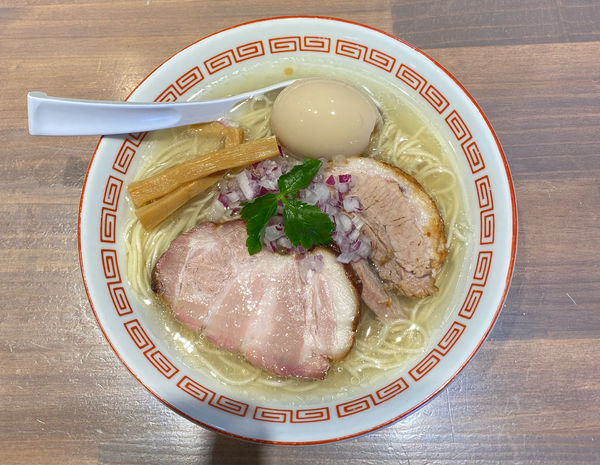 「味玉 中華そば 塩」@麺屋 必道の写真