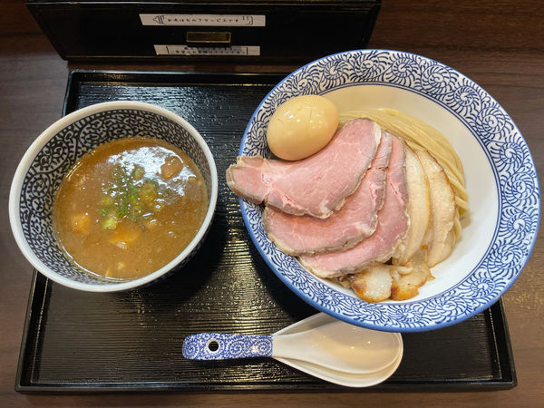 「オマール海老つけ麺＋MIXチャーシュー」@中華蕎麦 福はらの写真