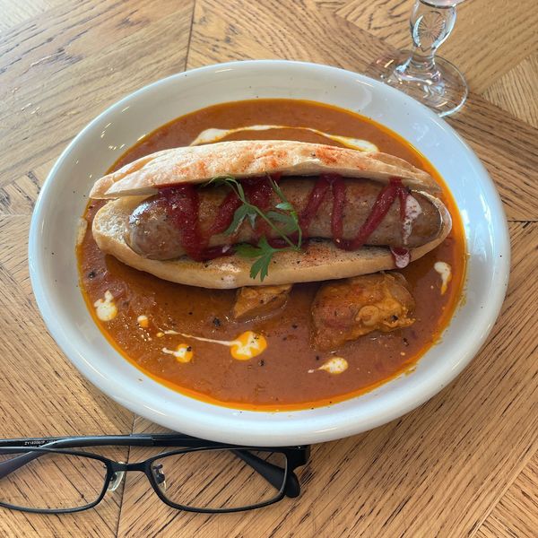 「カレーホットドッグ羊のピリ辛」@ピクニック トウキョウの写真