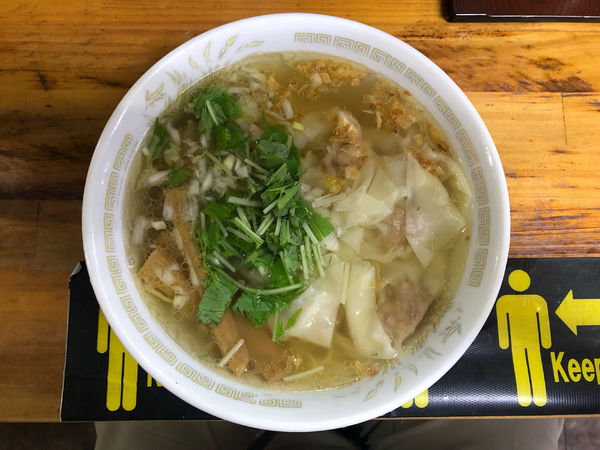 「ワンタンメン（塩）」@支那そば一麺 豊里店の写真