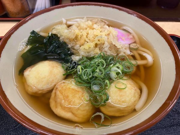 「明石焼きうどん」@道楽うどん 梅田店の写真