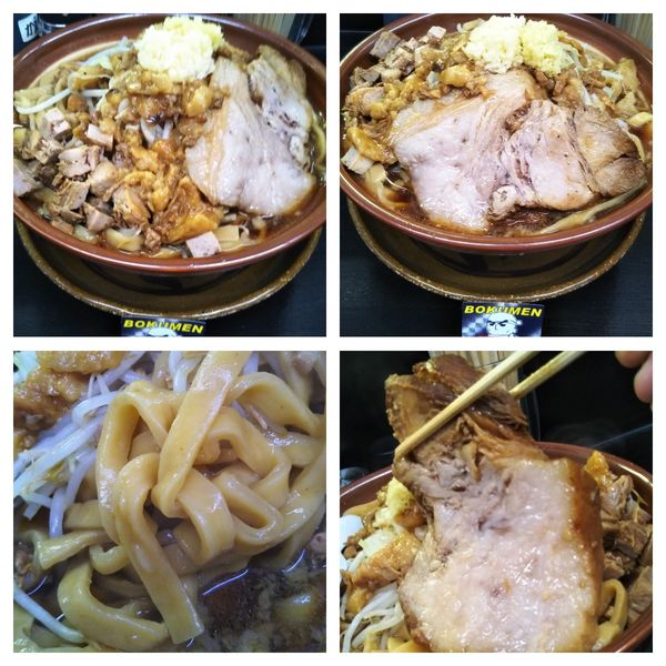 「【3周年限定】国産豚ラーメン➕大盛り➕大盛り➕大盛り」@僕との麺の写真