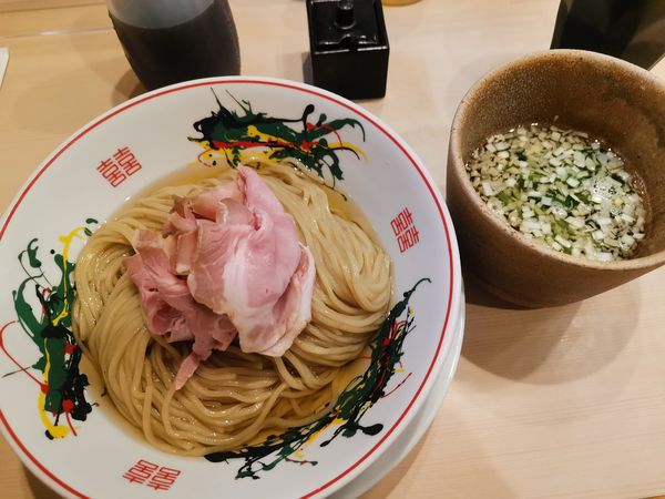 「鰹昆布水つけめん」@つけめん金龍の写真