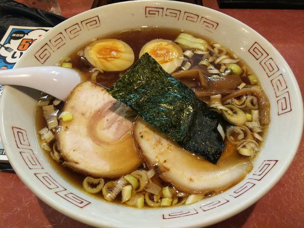 「【限定】ラーメン煮卵トッピング　※バラチャーシューで　※㋗」@咲来軒の写真