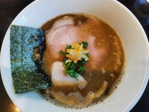 「白湯煮干しそば」@中華そば 馨の写真