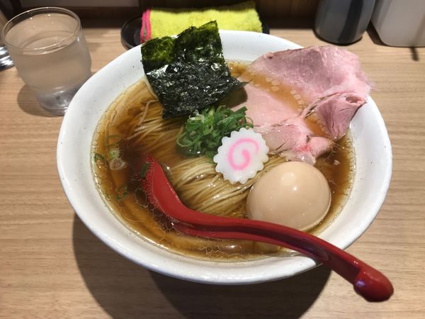 「中華そば＋味玉」@中華そば 葵の写真