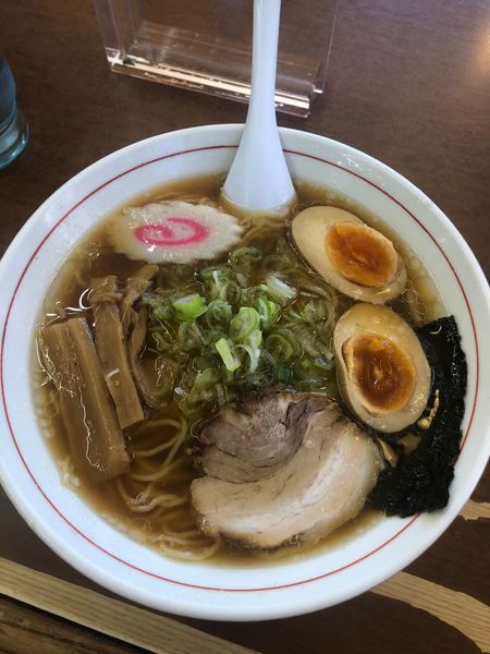 「煮玉子中華」@くるまやラーメン 箕輪店の写真