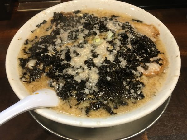 「岩海苔らーめん(1100円)+麺大盛り(180円)」@らーめん潤 亀戸店の写真