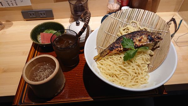 「鮎涼らーめん大盛り」@鮎ラーメン＋の写真