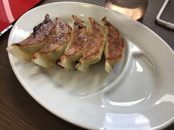 「餃子297円(ランチは150円、今回はクーポンで無料)」@ラーメンばんだい 柏新富町店の写真