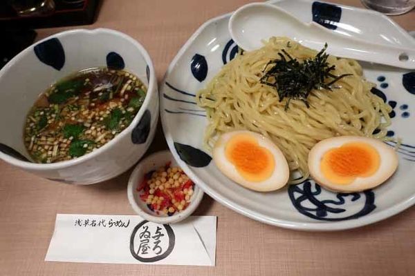 「玉子ざるらーめん　900円」@与ろゐ屋の写真