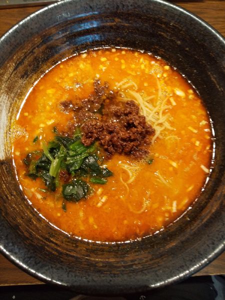 「白ゴマ汁有り担担麺」@中国名菜 來杏 担担麺房 シンフォニー豊田ビル店の写真