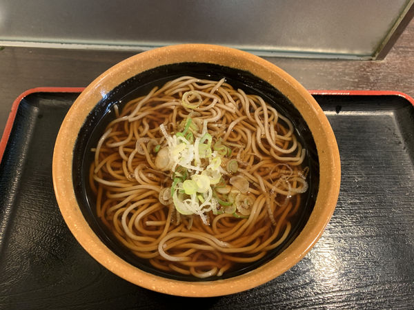 「かけそば」@めとろ庵 大手町店の写真