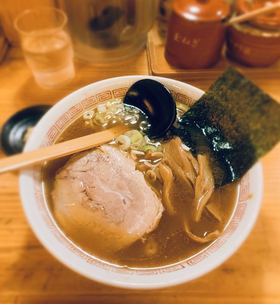 「醤油（濃い目￥820)」@つけ麺屋 やすべえ 秋葉原店の写真