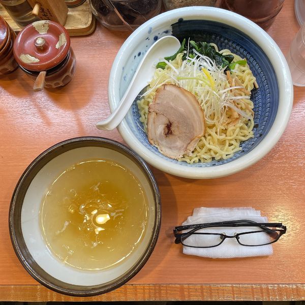 「塩つけめん（あっさり）」@俺流塩らーめん 渋谷三丁目店の写真