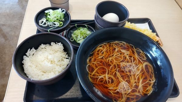 「納豆朝食」@ゆで太郎 戸田新曽南店の写真