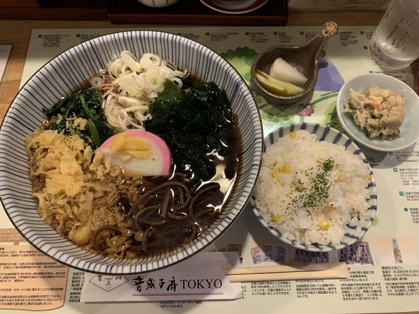 「たぬき蕎麦 1080円」@音威子府TOKYOの写真