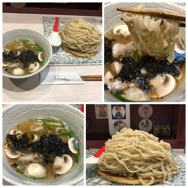 「【限定】新麦塩つけ麺 大盛 1000円」@柳麺 呉田-goden-の写真