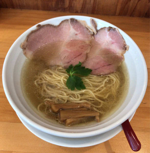 「鶏ラーメン塩（730円）」@丸山製麺所の写真