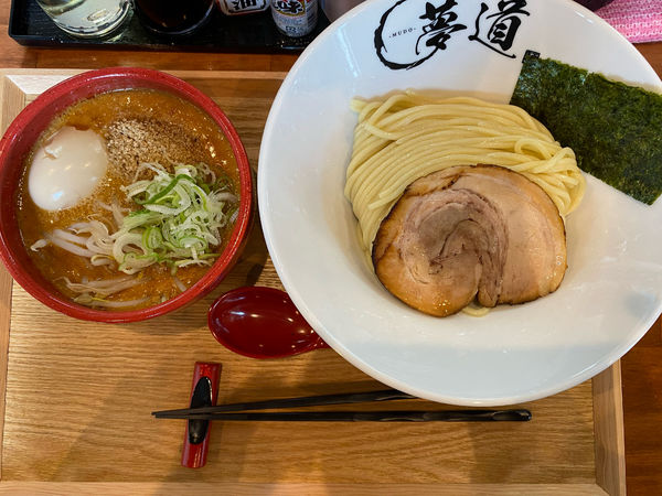「味玉辛味噌つけめん」@ラーメン 夢道の写真