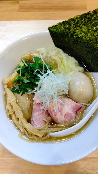 「全部のせ特製中華そば　五塩　1300円」@いのちノ中華そば 龍ノ谷の写真