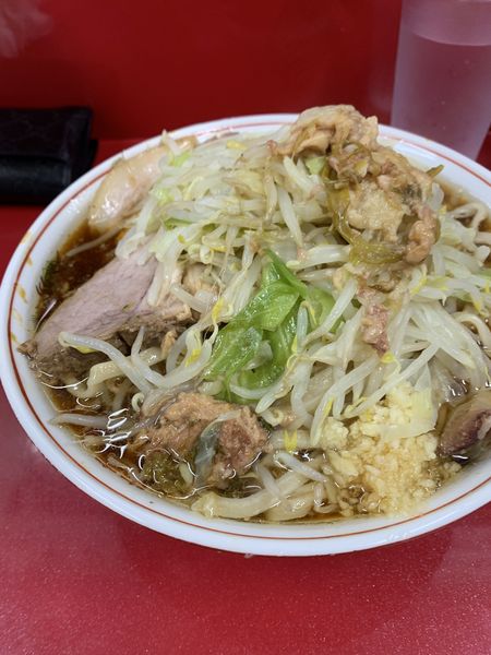 「大ラーメンニンニク小なめアブラ」@ラーメン二郎 越谷店の写真