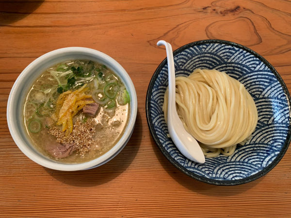 「ゆず塩つけ麺」@麺 一直の写真