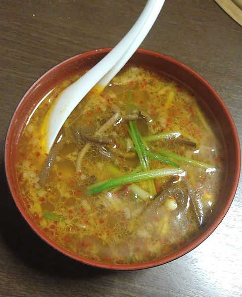 「テールラーメン (ハーフ) 780円」@焼肉 純ちゃん 名和店の写真