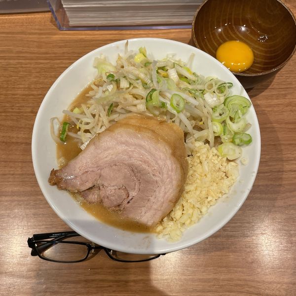 「ミニらーめん（豚一枚）」@ちばから 蒲田店の写真