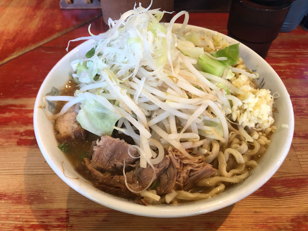 「小ラーメン　ネギ　生姜」@ラーメン二郎 会津若松駅前店の写真