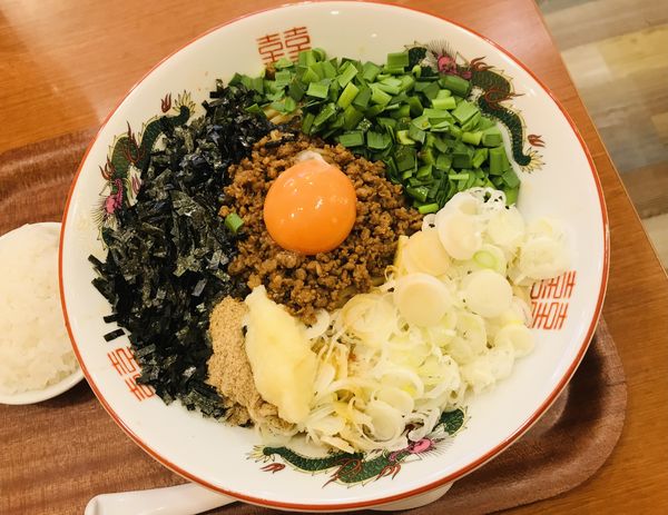 「台湾まぜそば＋追い飯」@つけめん がふの写真