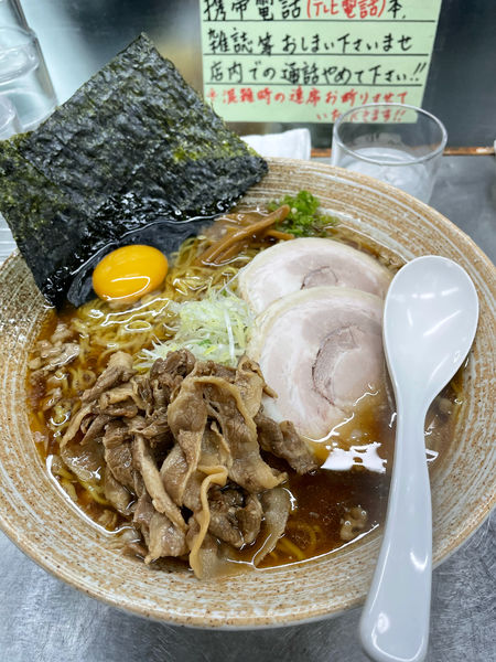 「裏の生タラバ蟹出汁醤油」@覆麺 智の写真