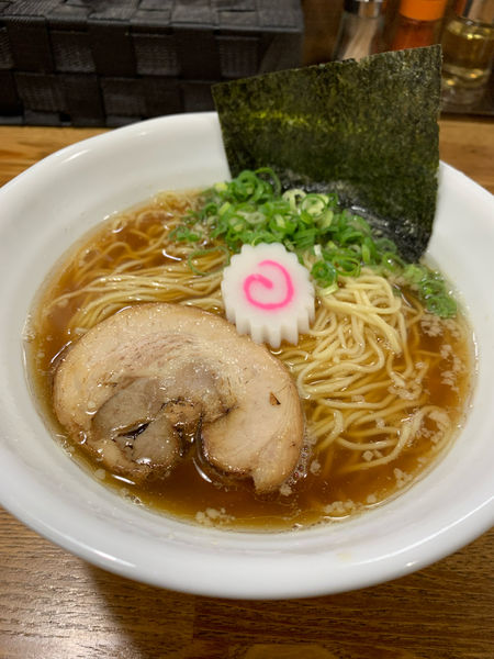 「サバ節ラーメン　大盛」@上海麺館の写真