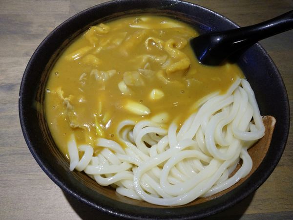 「冷あつカレーうどん（790円）」@でら打ちの写真