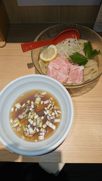 「限定 しじみ貝の冷たい昆布水つけ麺950」@焼きあご塩らー麺 たかはし アトレ川崎店の写真