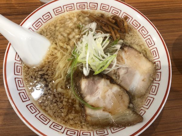 「醤油ラーメン　朱」@喜多方食堂 山海の写真