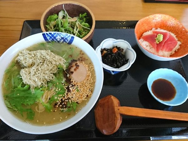 「鯛ラーメン (ミニバラちらし丼付き)」@旬彩和食 よし田の写真