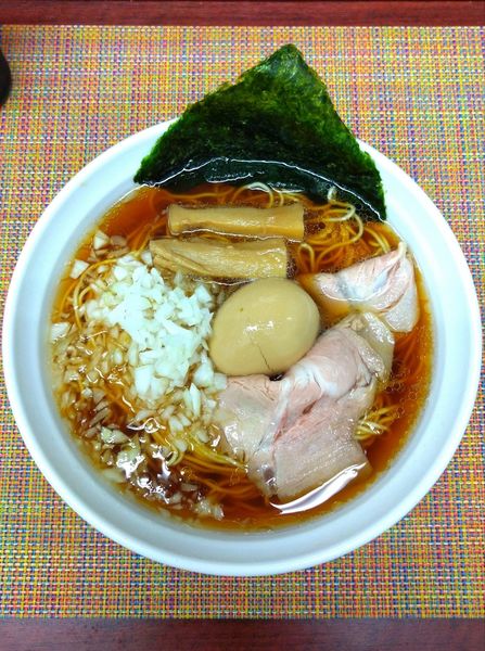 「八王子ラーメン大盛味玉（￥800+S）」@中華そば たま河の写真
