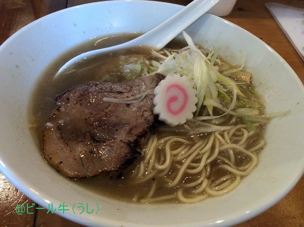 「濃厚豚骨にぼしらーめん(900円)」@麺や ながれものの写真