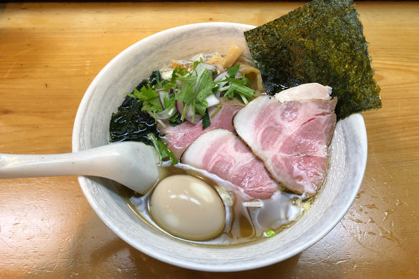 「特製いりこそば980円+替玉150円」@讃岐ラーメン 香麦の写真