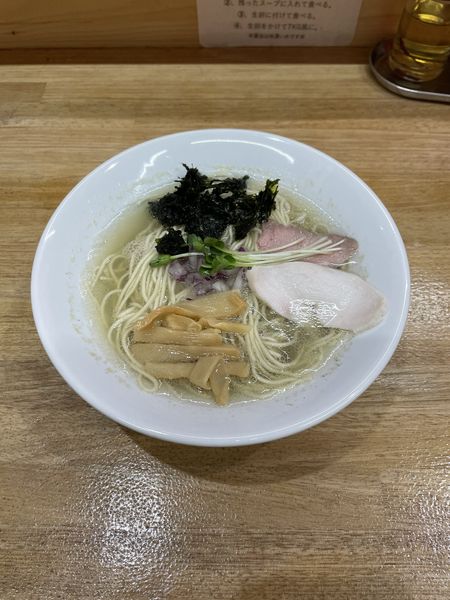 「しじみ蕎麦（塩）850円」@しじみ中華蕎麦 イツ花の写真