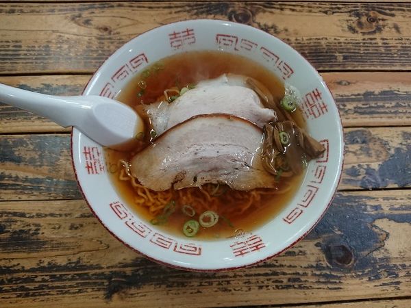「中華そば あっさり 縮れ麺　650円」@長尾中華そば 西バイパス店の写真