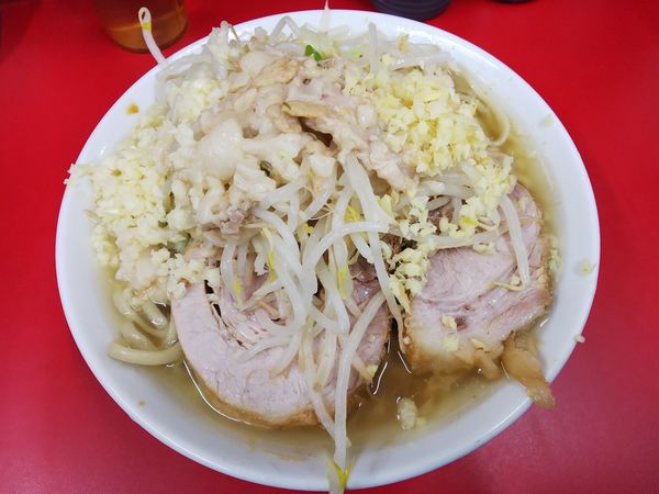 「小ラーメン（ニンニクアブラショウガ）　750円」@ラーメン二郎 大宮公園駅前店の写真
